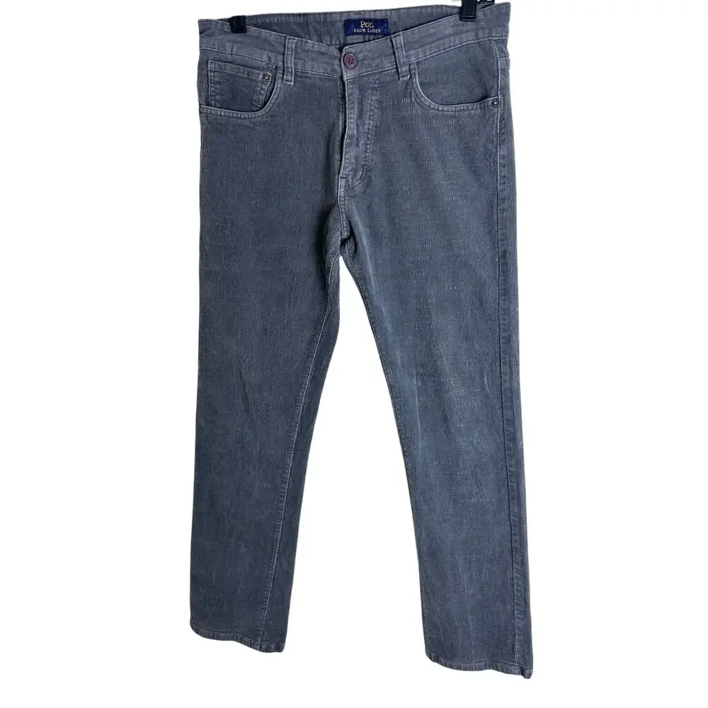 Ralph Lauren POLO Straight Corduroy Pants Mens Size 32 - Picture 1 of 8
